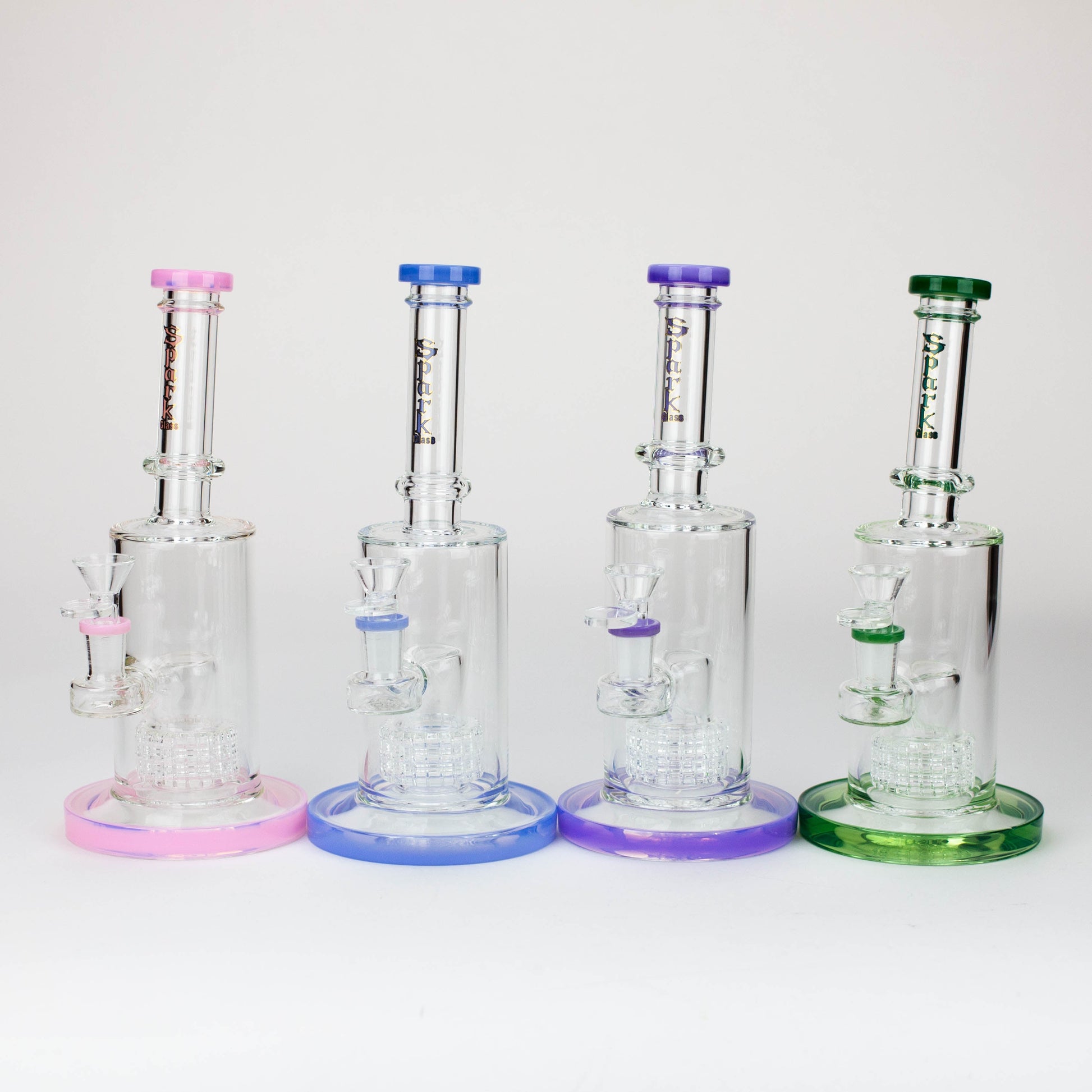 Spark - 10" SPARK barrel diffuser glass water bong_0