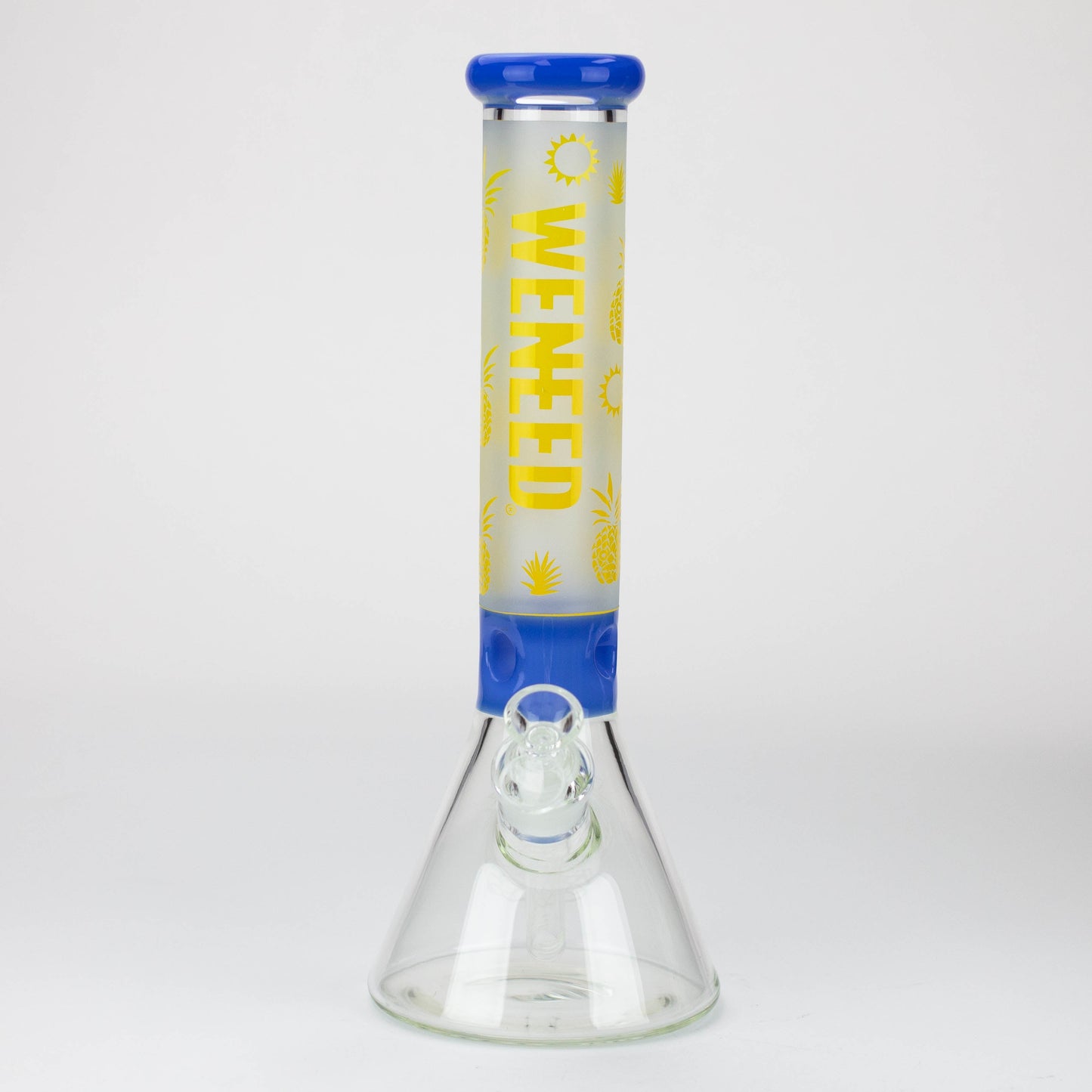 WENEED®-14" Weneed Frosted Pineapple 7mm Glass Bong_6