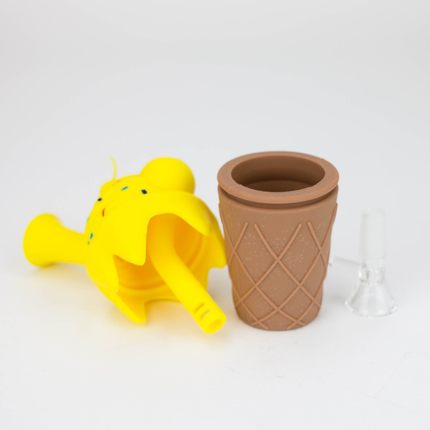 5.5" Silicone Ice Cream Water Pipe_4