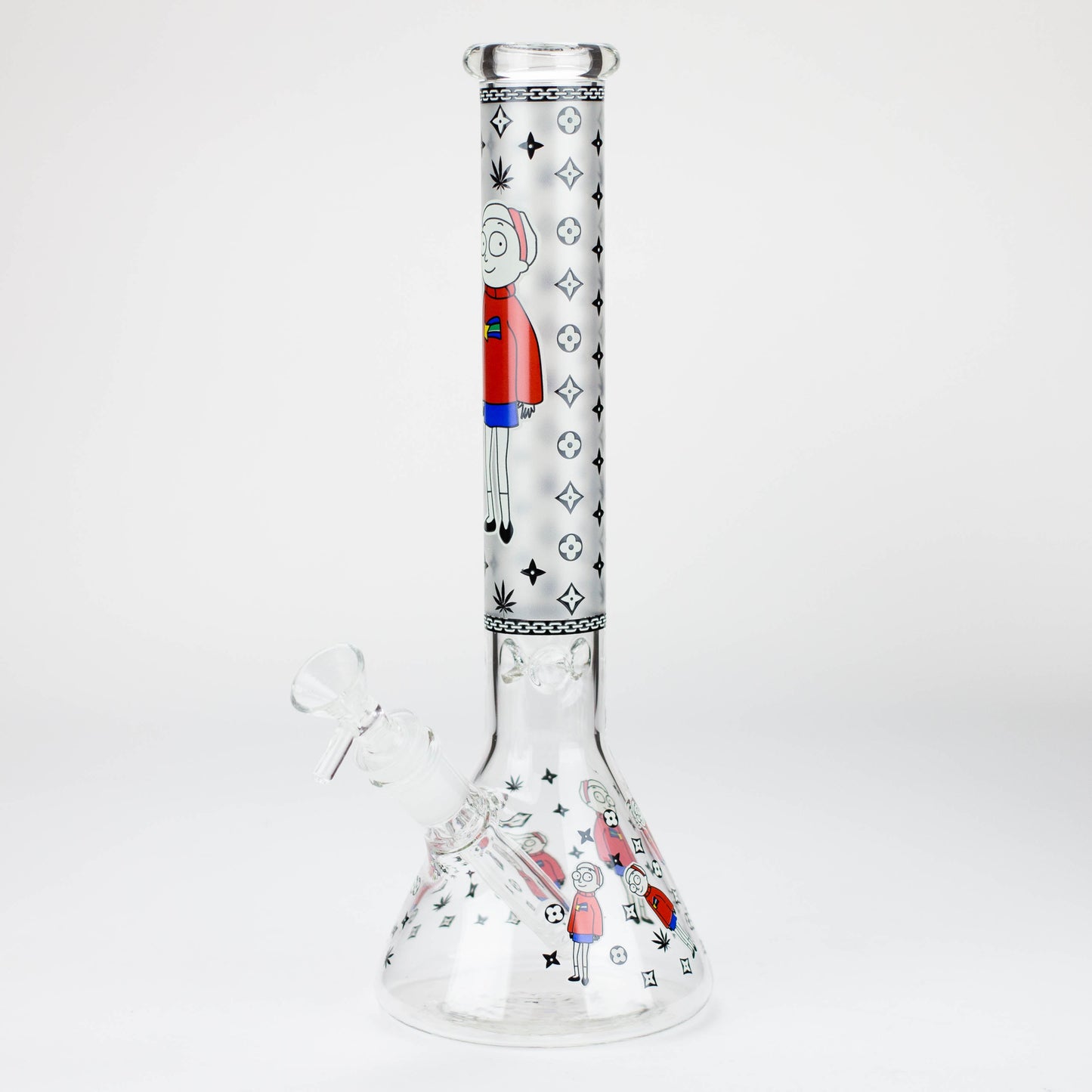 12" Cartoon glass water bong-Glow in the dark [GBT21004]_9