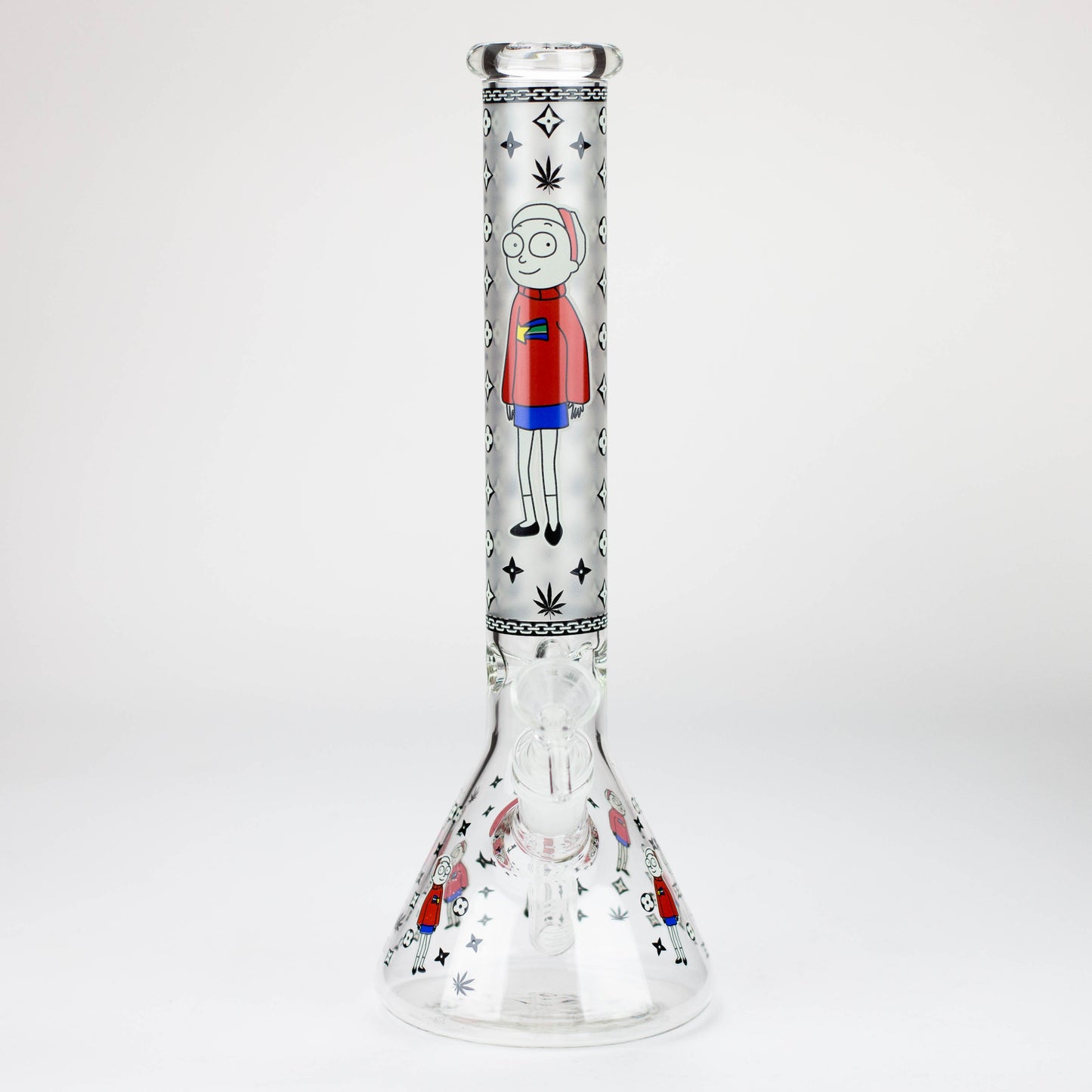 12" Cartoon glass water bong-Glow in the dark [GBT21004]_10