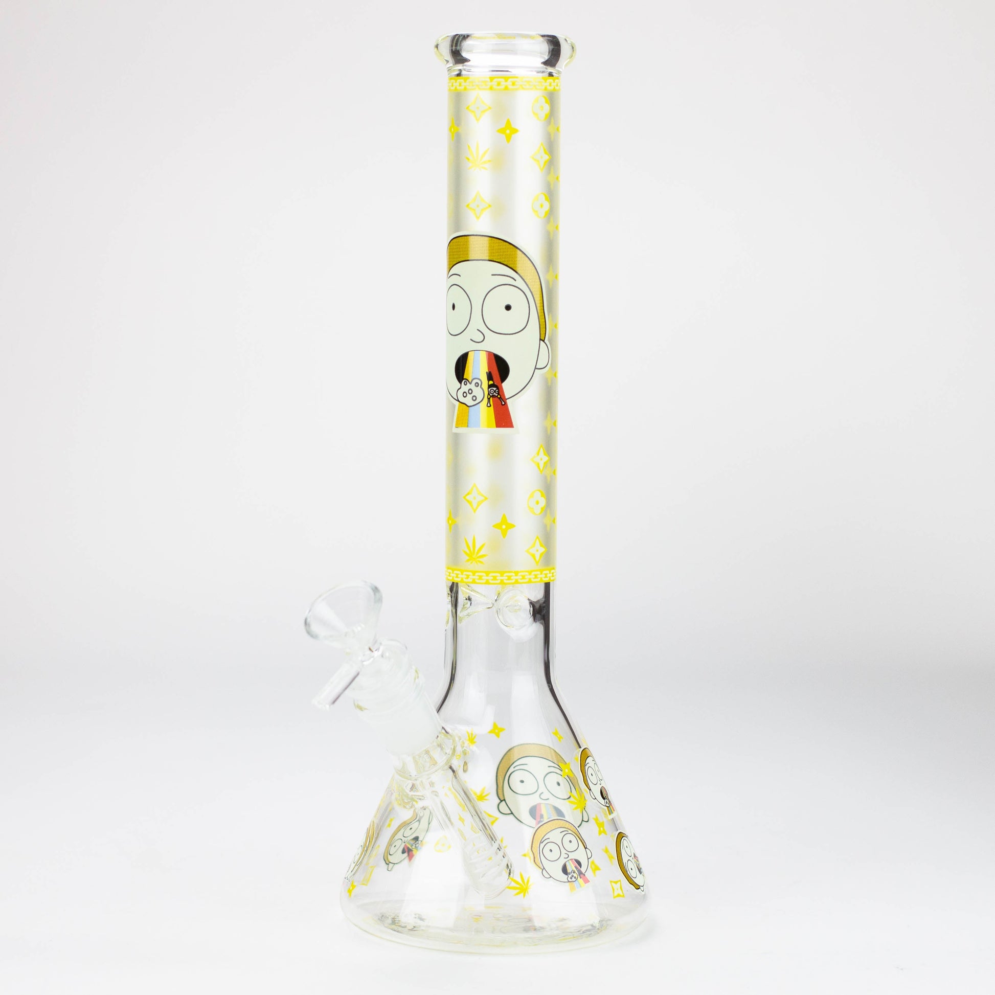 12" Cartoon glass water bong-Glow in the dark [GBT21004]_4