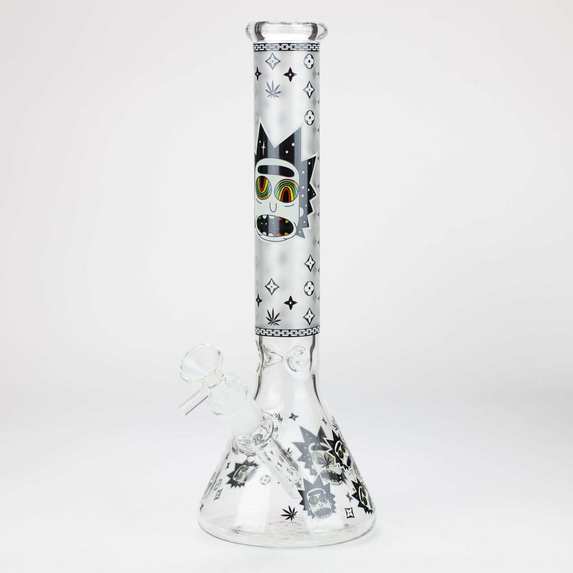 12" Cartoon glass water bong-Glow in the dark [GBT21004]_5