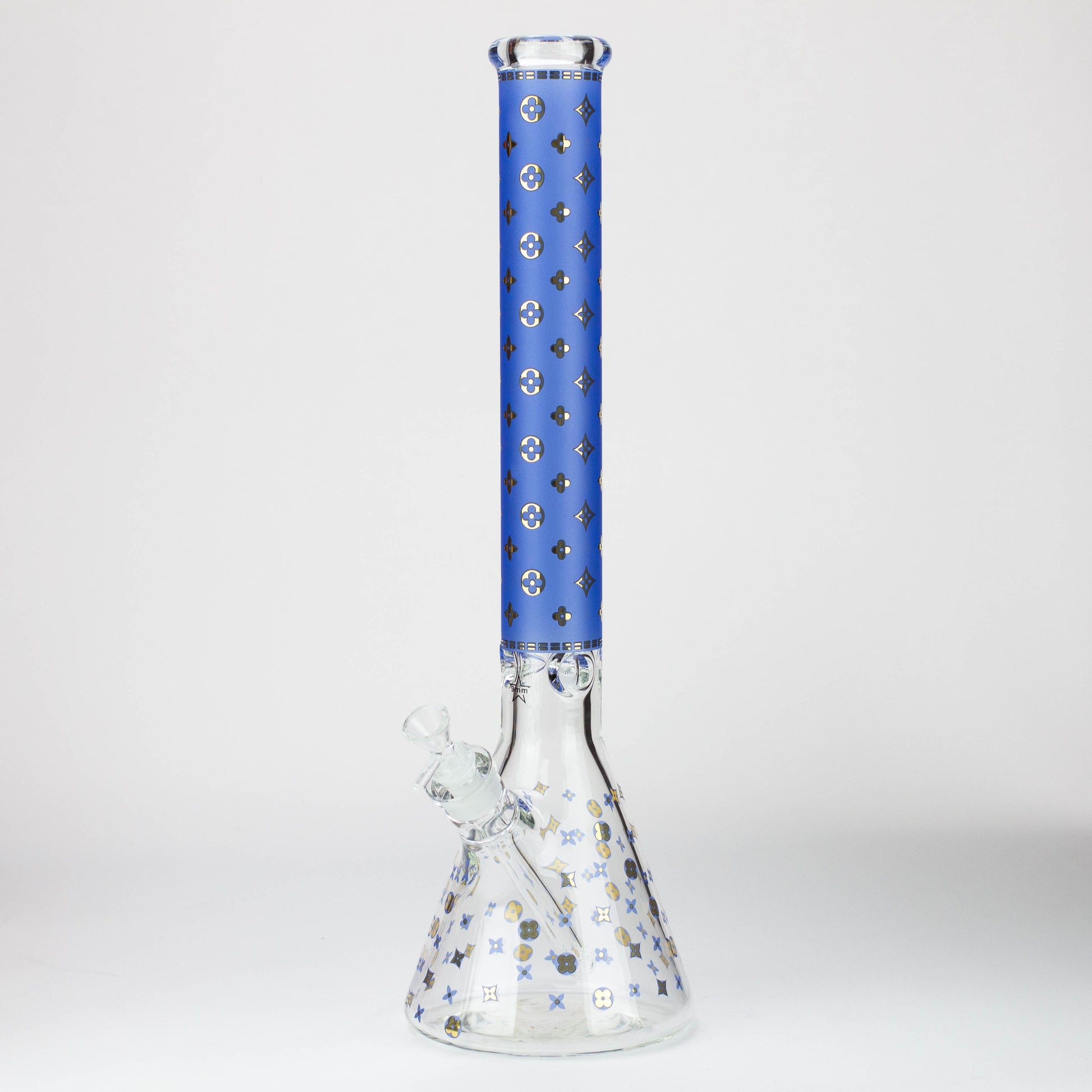 20" Luxury Patterned 9 mm glass water bong [GBT2103]_7