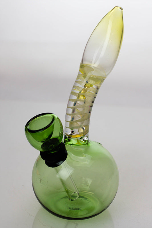 5.5" changing color glass water bong_5