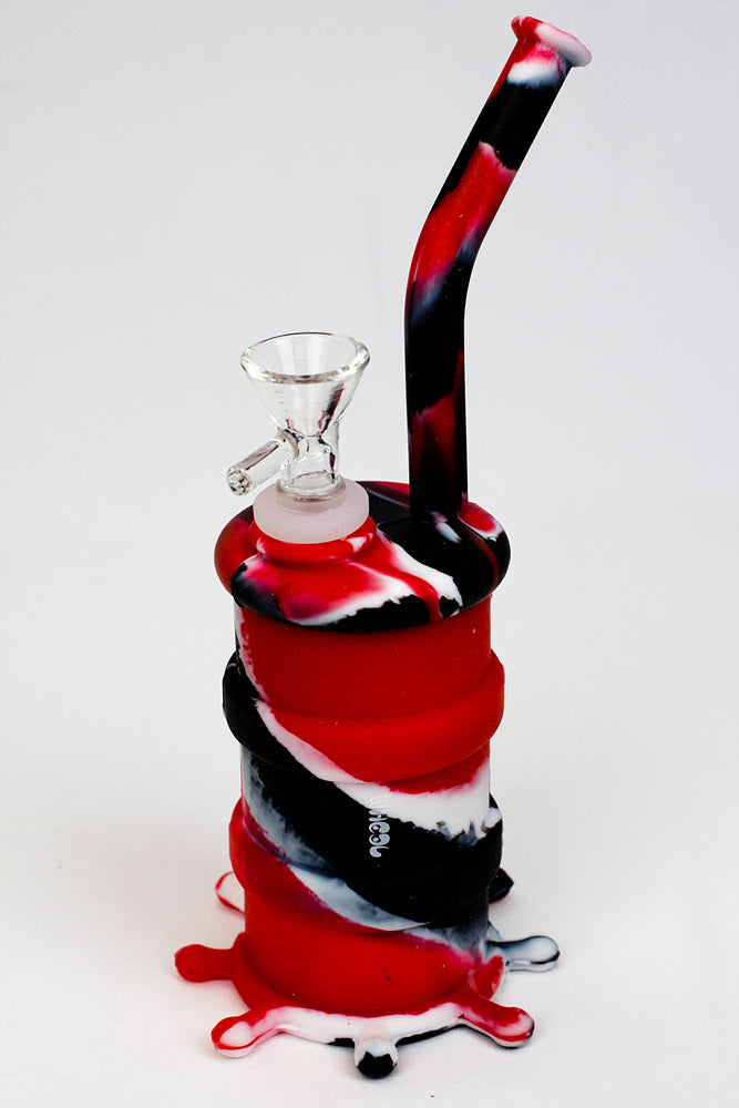 8" silicone detachable bubbler_5