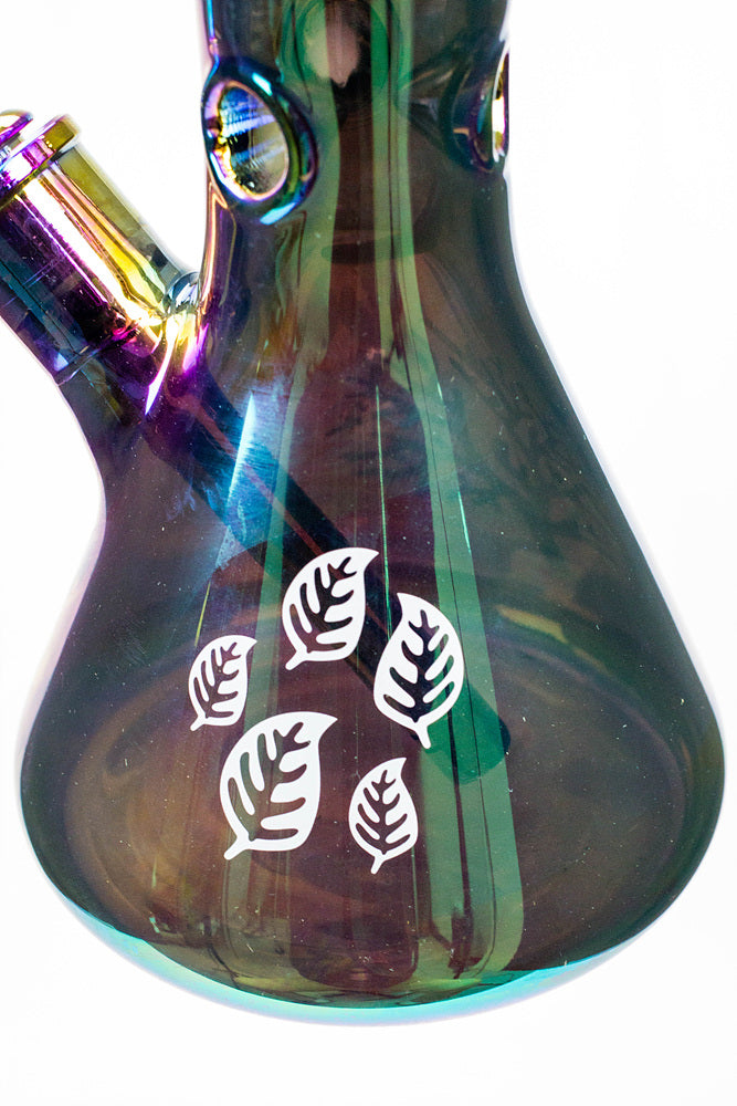 18" Infyniti Tree of life 7 mm metallic glass water bong_17